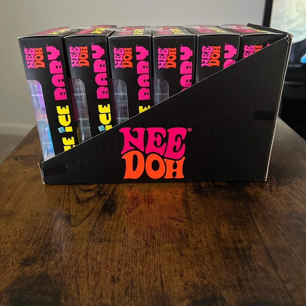 NEW UNOPENED NeeDoh Nice Ice Baby 4 pack Blue Pink Purple - Picture 7 of 7